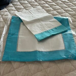 Linen Pillow Sham and Tea Towel